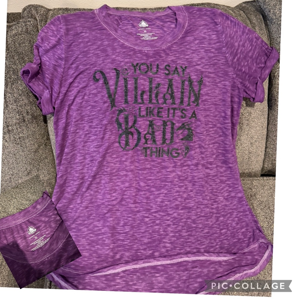 Disney Purple Short Sleeve Tee